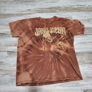 Janis Joplin Reverse Tye Dye Shirt Size Medium Hand Tye Dyed
